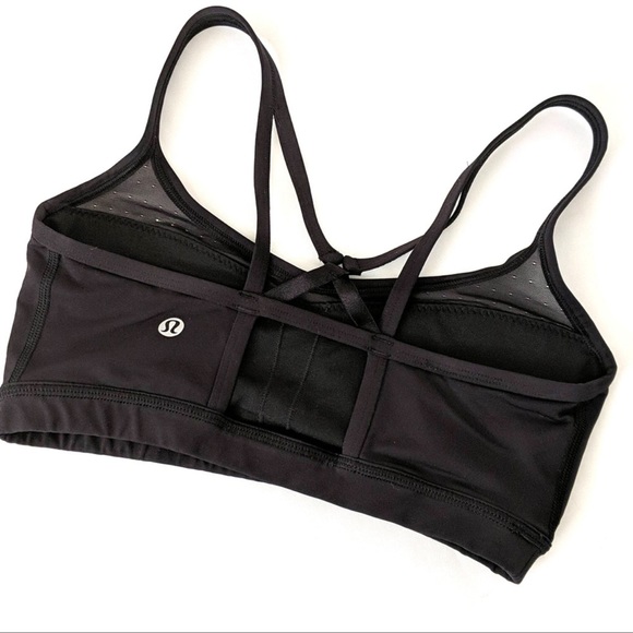 lululemon athletica Other - Lululemon Cage Crisscross Strap Black Sports Bra 6